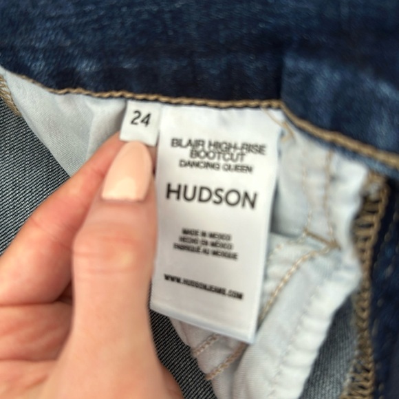 High Rise Boot Cut Hudson Jeans - Picture 2 of 3